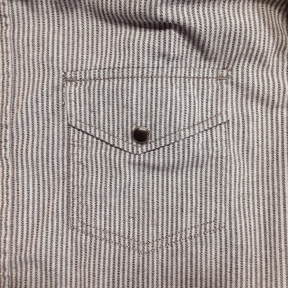 Converse One Star Oversized Snap Button Shirt Lar… - image 3